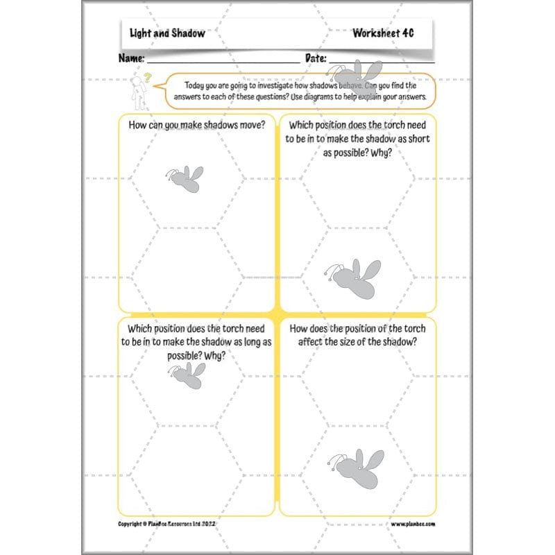 PlanBee Light Year 3 Science Planning Pack by PlanBee
