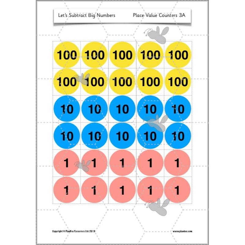 PlanBee Let’s Subtract Big Numbers | Year 2 Maths Plans & Resources | PlanBee