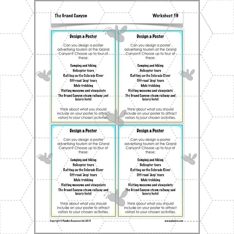 PlanBee The Grand Canyon KS2 Geography Lesson Plans
