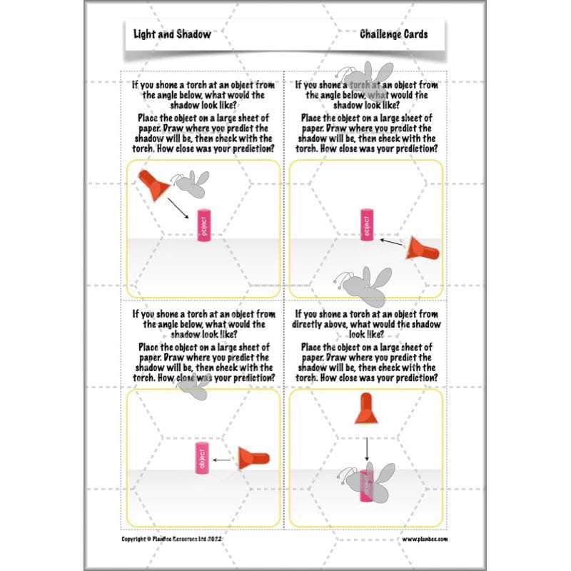 PlanBee Light and Shadow Year 3 Planning Pack by PlanBee