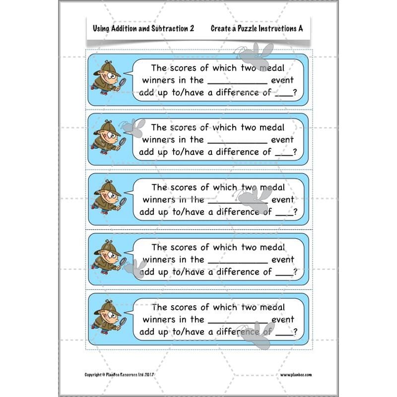 PlanBee Using Addition & Subtraction 2 - Complete Y4 Maths Lessons & Resources
