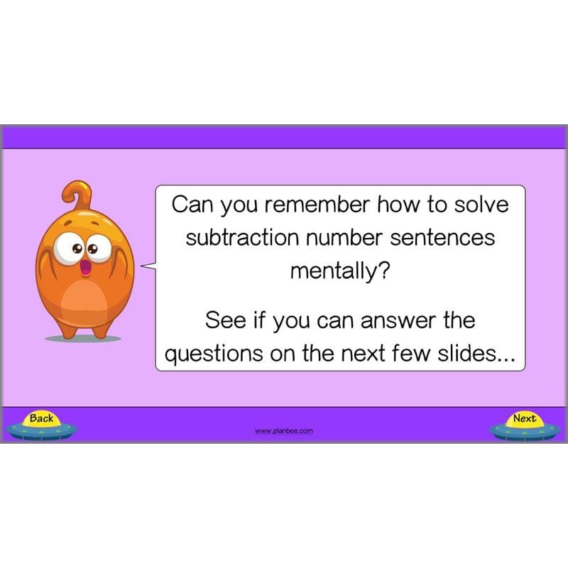PlanBee Mental Subtraction: Addition and Subtraction Year 3 Maths