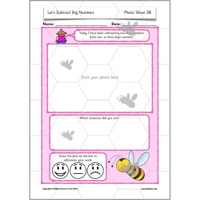 PlanBee Let’s Subtract Big Numbers | Year 2 Maths Plans & Resources | PlanBee