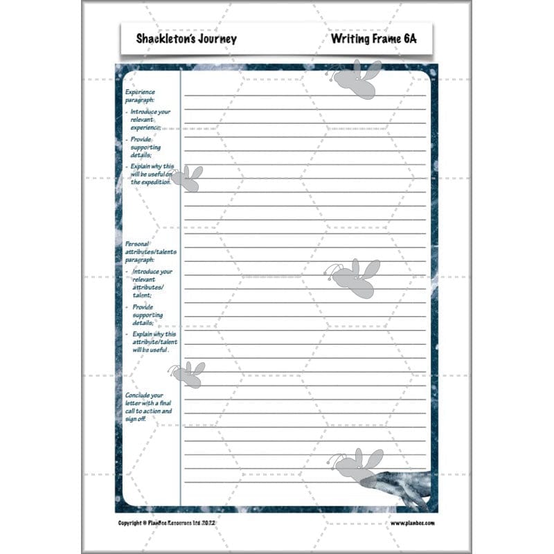 PlanBee Shackleton's Journey KS2 English Planning | PlanBee
