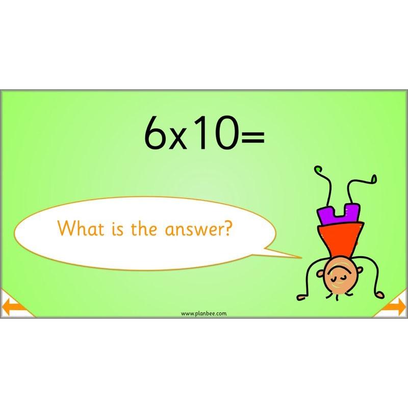 PlanBee Let's Learn our Times Tables - Maths Lessons Year 2 Multiplication