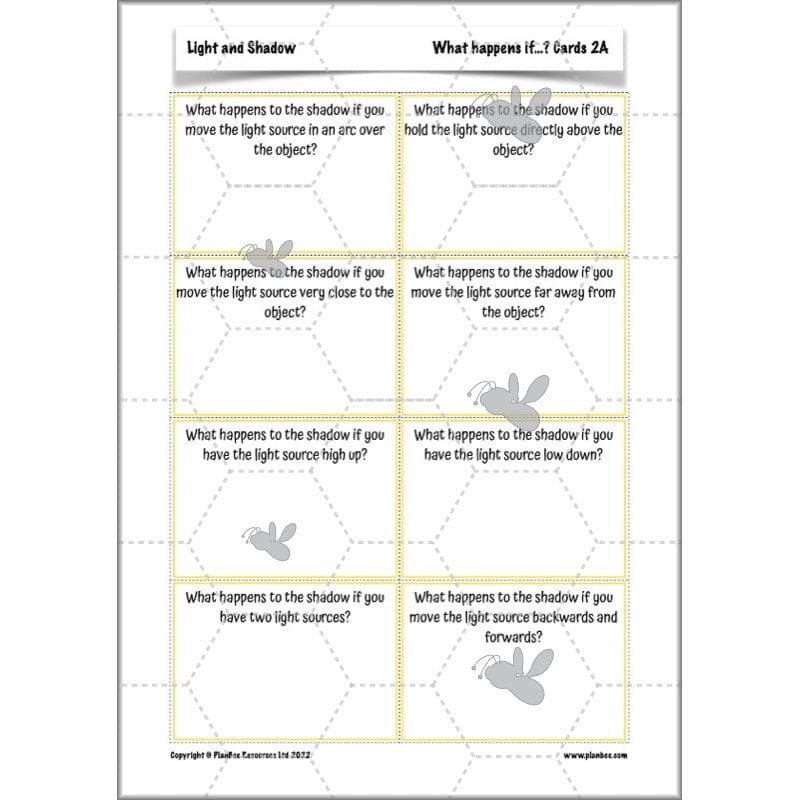 PlanBee Light and Shadow Year 3 Planning Pack by PlanBee