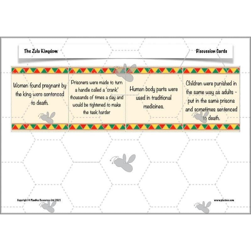 PlanBee The Zulu Kingdom KS2 | Zulu History Lessons by PlanBee