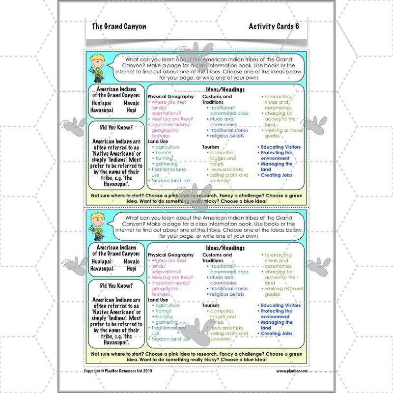 PlanBee The Grand Canyon KS2 Geography Lesson Plans