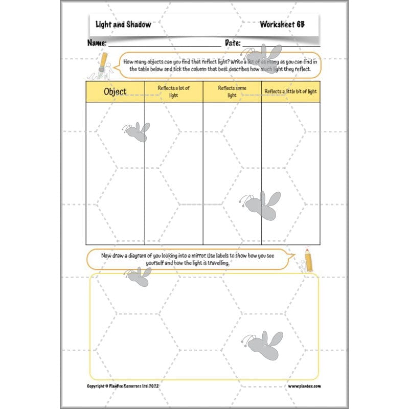 PlanBee Light Year 3 Science Planning Pack by PlanBee