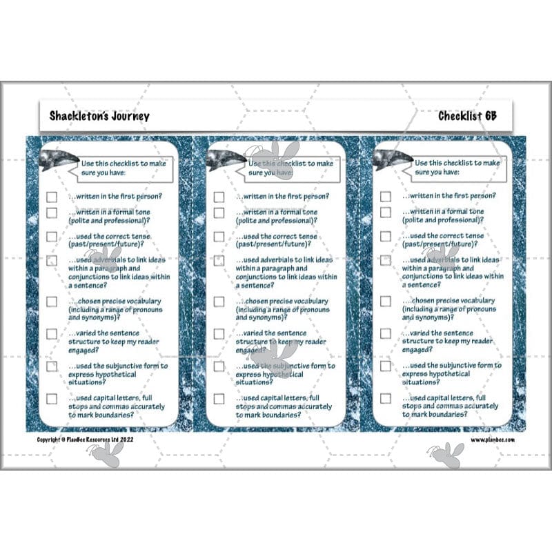 PlanBee Shackleton's Journey KS2 English Planning | PlanBee