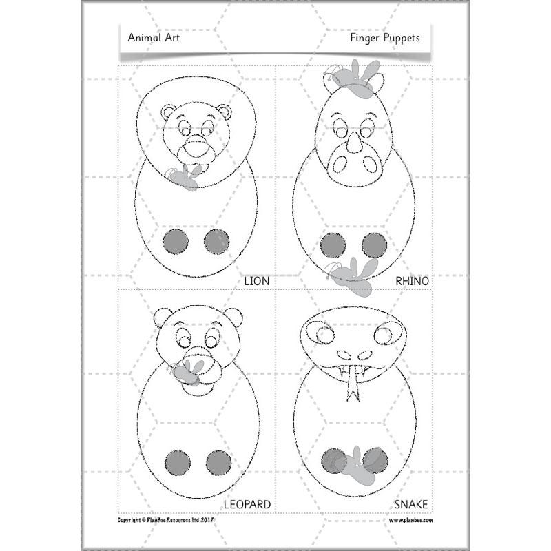 PlanBee Animal Art lessons and planning for KS1 created by PlanBee