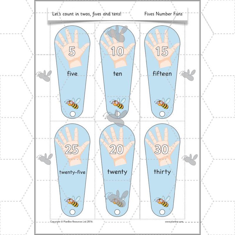 PlanBee Let’s count in twos, fives and tens - KS1 Year 1 Maths