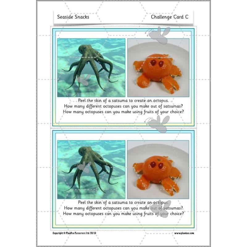 PlanBee Seaside Snacks: Primary DT Cookery Lessons for KS1 from PlanBee