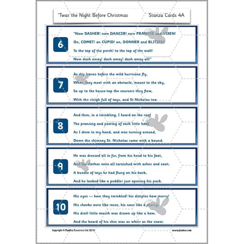 PlanBee Twas the Night Before Christmas Lesson Plans | Year 2 Poetry
