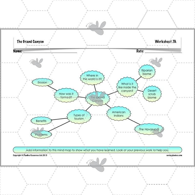 PlanBee The Grand Canyon KS2 Geography Lesson Plans