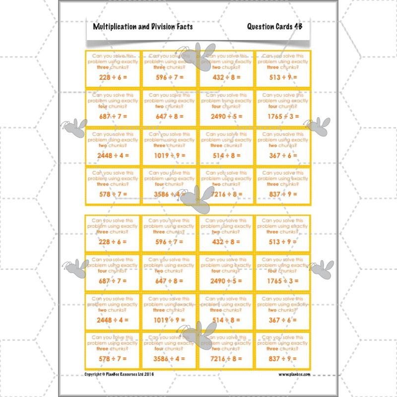 PlanBee Multiplication and Division Facts - Times Tables | Year 4 Maths