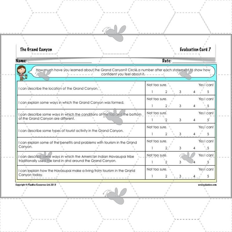 PlanBee The Grand Canyon KS2 Geography Lesson Plans