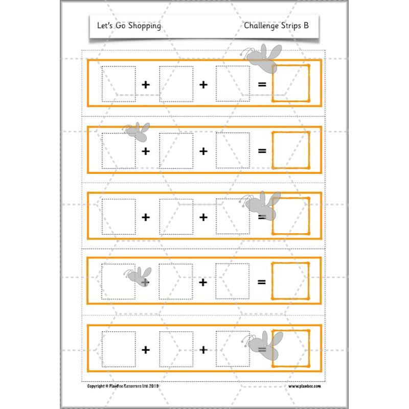 PlanBee Let's Go Shopping: Year 2 Money Maths Activities