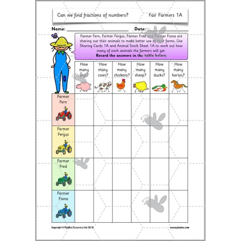 PlanBee Can we find fractions of numbers? Year 2 Fractions Planning