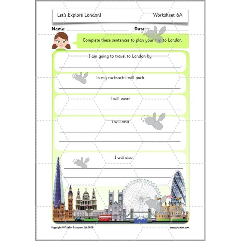 PlanBee Let's Explore London Topic KS1 Geography Lessons by PlanBee
