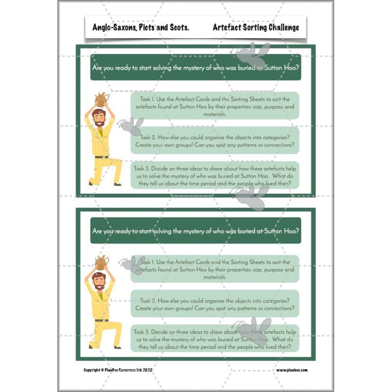 PlanBee Anglo-Saxons, Picts and Scots KS2 | Anglo-Saxons, Picts and Scots Lesson Pack by PlanBee