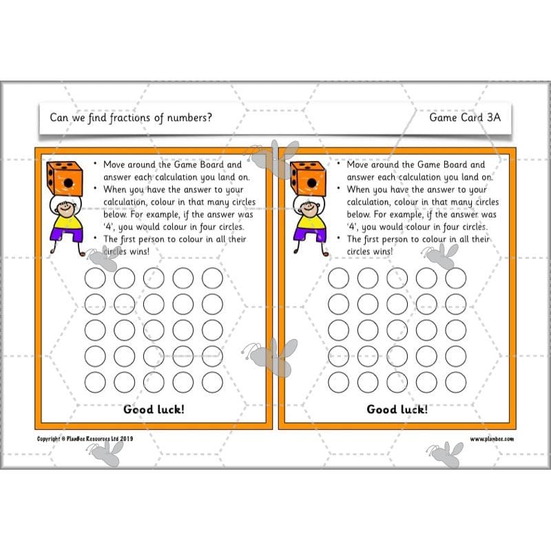 PlanBee Can we find fractions of numbers? Year 2 Fractions Planning
