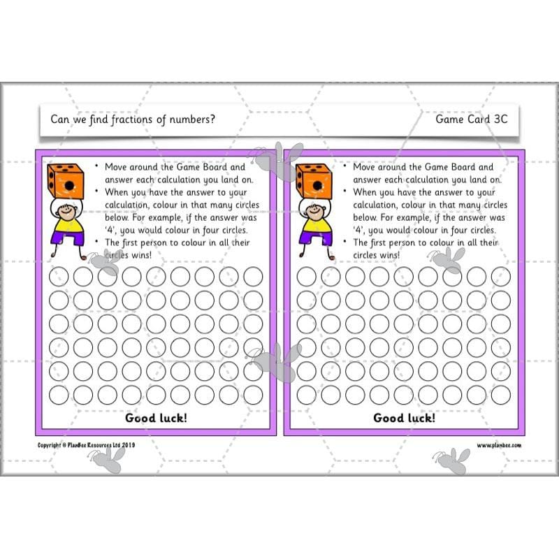 PlanBee Can we find fractions of numbers? Year 2 Fractions Planning