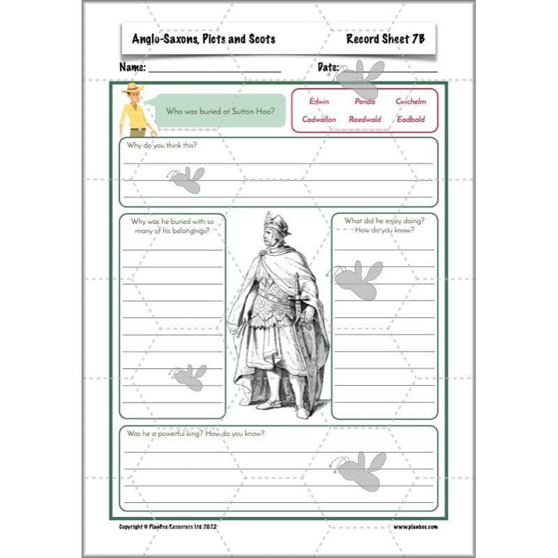 PlanBee Anglo-Saxons, Picts and Scots KS2 | Anglo-Saxons, Picts and Scots Lesson Pack by PlanBee