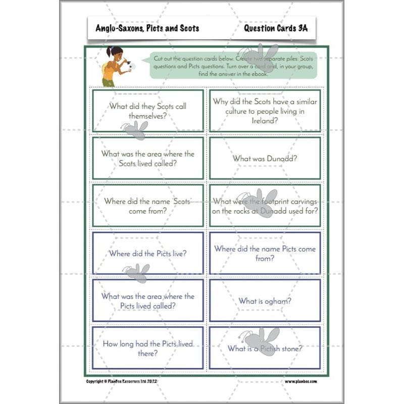 PlanBee Anglo-Saxons, Picts and Scots KS2 | Anglo-Saxons, Picts and Scots Lesson Pack by PlanBee