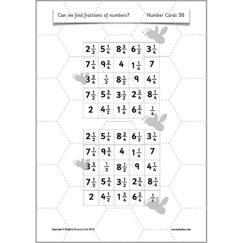 PlanBee Can we find fractions of numbers? Year 2 Fractions Planning