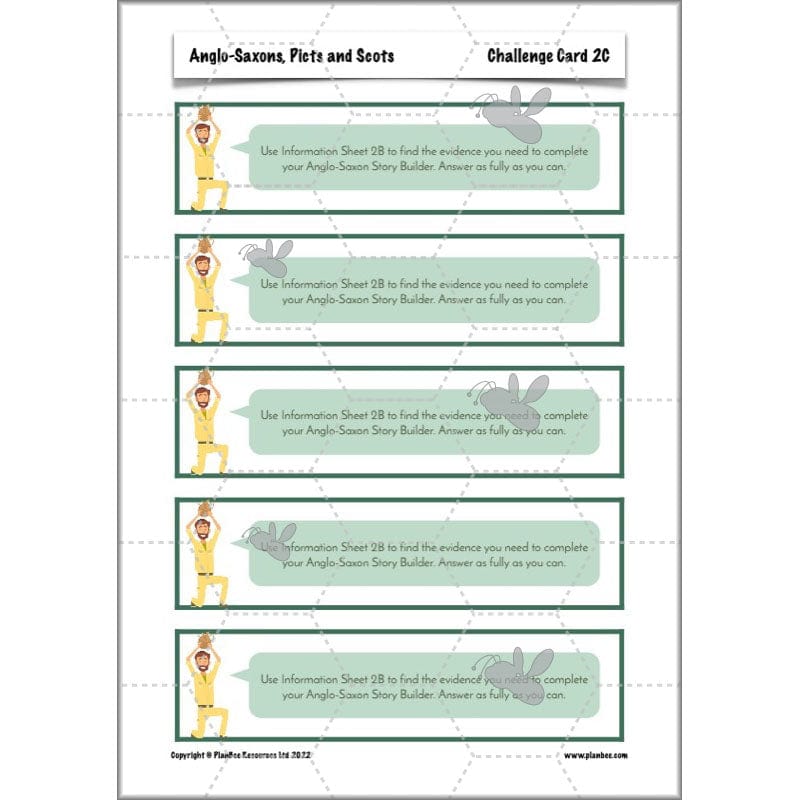 PlanBee Anglo-Saxons, Picts and Scots KS2 | Anglo-Saxons, Picts and Scots Lesson Pack by PlanBee