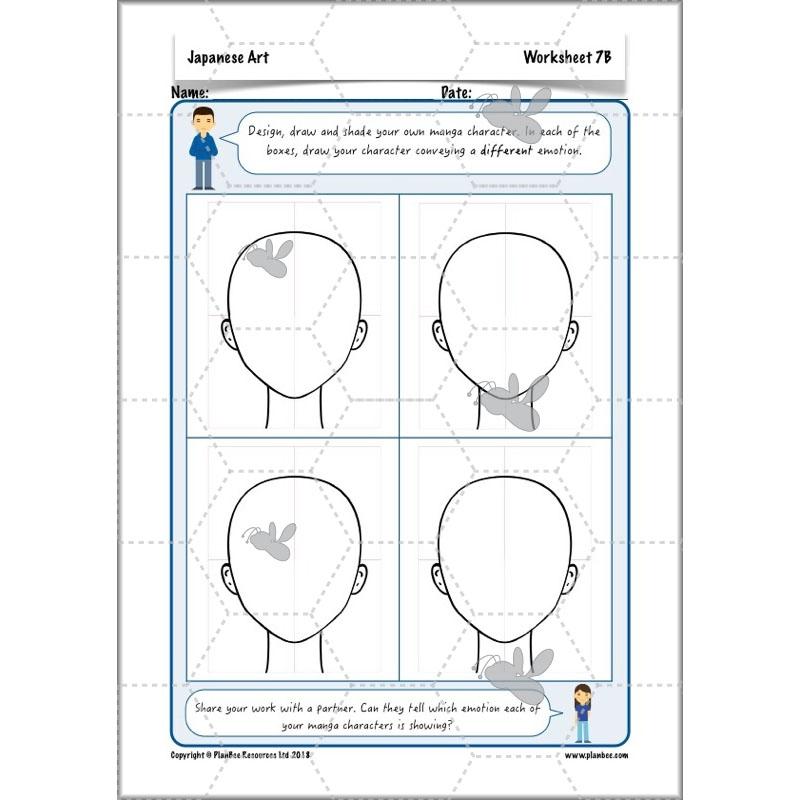 PlanBee Japanese Art for kids: PlanBee Art Lessons for UKS2