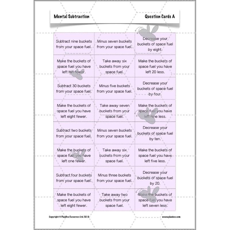 PlanBee Mental Subtraction: Addition and Subtraction Year 3 Maths