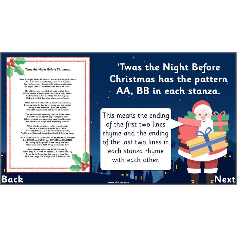 PlanBee Twas the Night Before Christmas Lesson Plans | Year 2 Poetry