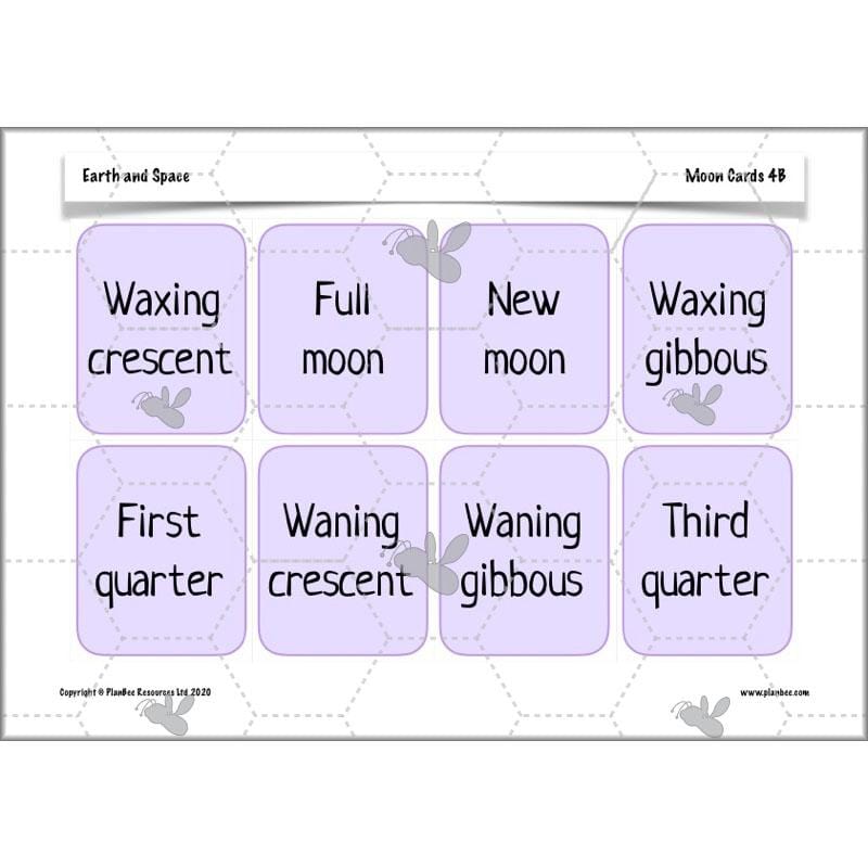 PlanBee Earth and Space Year 5 Science Planning by PlanBee