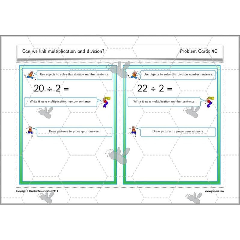 Link Multiplication and Division Year 2 Maths by PlanBee