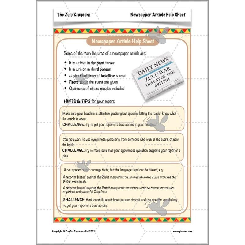 PlanBee The Zulu Kingdom KS2 | Zulu History Lessons by PlanBee