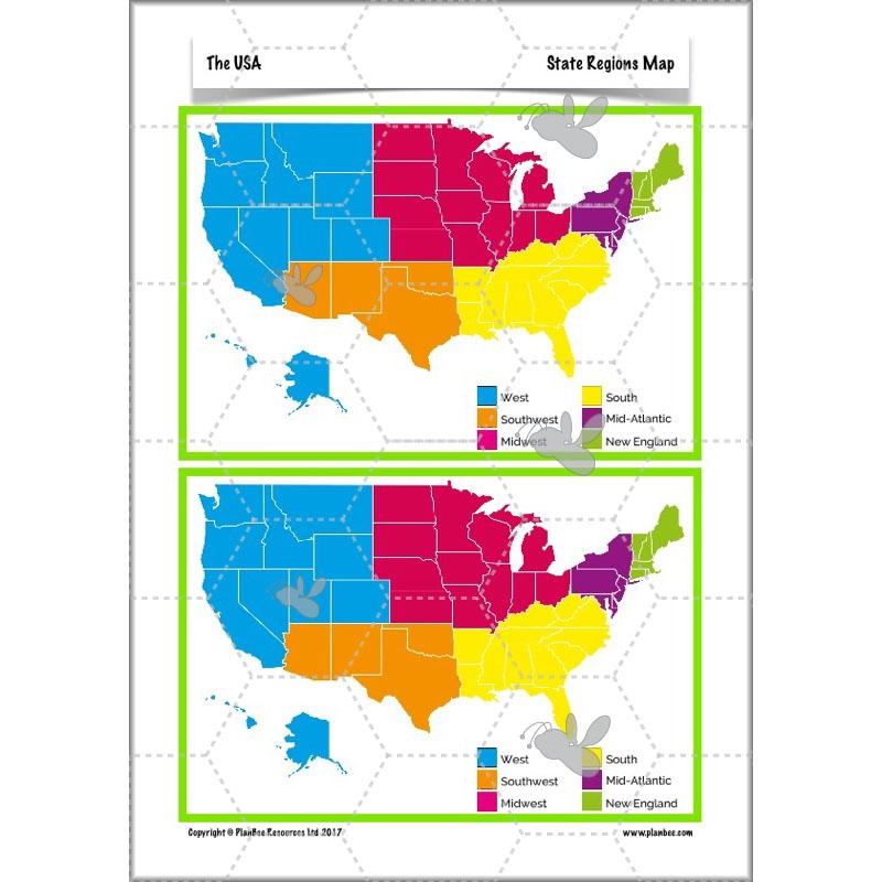 PlanBee The USA: KS2 Geography scheme of work for Year 3 & Year 4