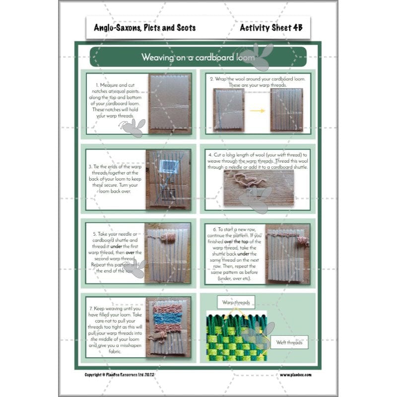 PlanBee Anglo-Saxons, Picts and Scots KS2 | Anglo-Saxons, Picts and Scots Lesson Pack by PlanBee