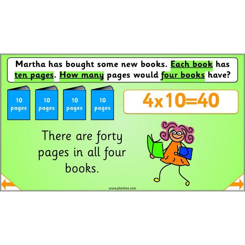 PlanBee Let's Learn our Times Tables - Maths Lessons Year 2 Multiplication