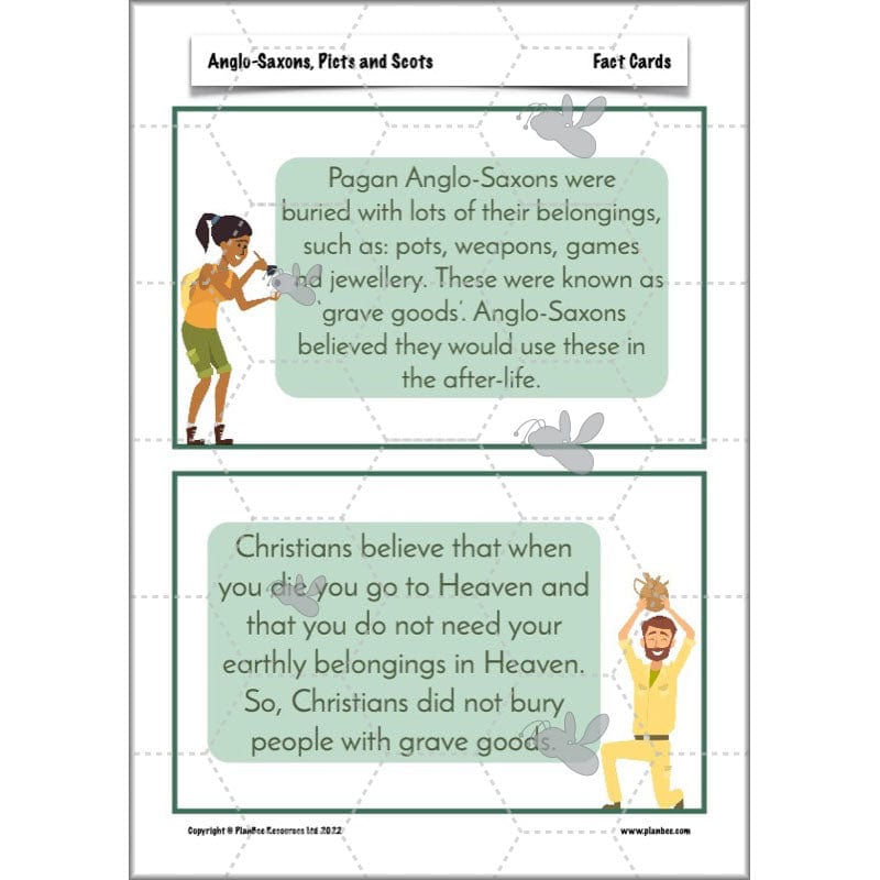 PlanBee Anglo-Saxons, Picts and Scots KS2 | Anglo-Saxons, Picts and Scots Lesson Pack by PlanBee