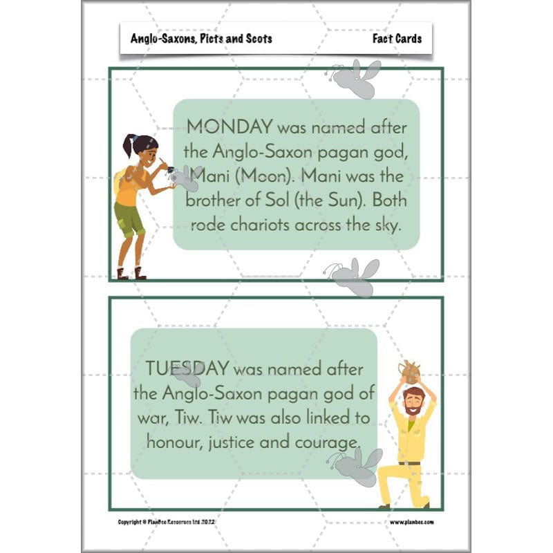 PlanBee Anglo-Saxons, Picts and Scots KS2 | Anglo-Saxons, Picts and Scots Lesson Pack by PlanBee