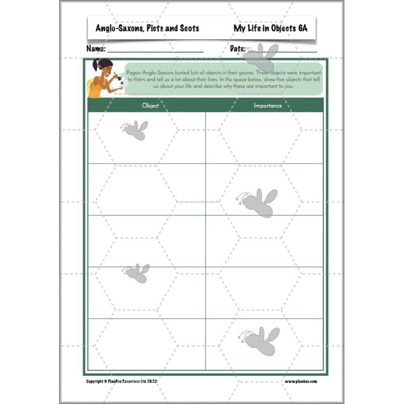PlanBee Anglo-Saxons, Picts and Scots KS2 | Anglo-Saxons, Picts and Scots Lesson Pack by PlanBee