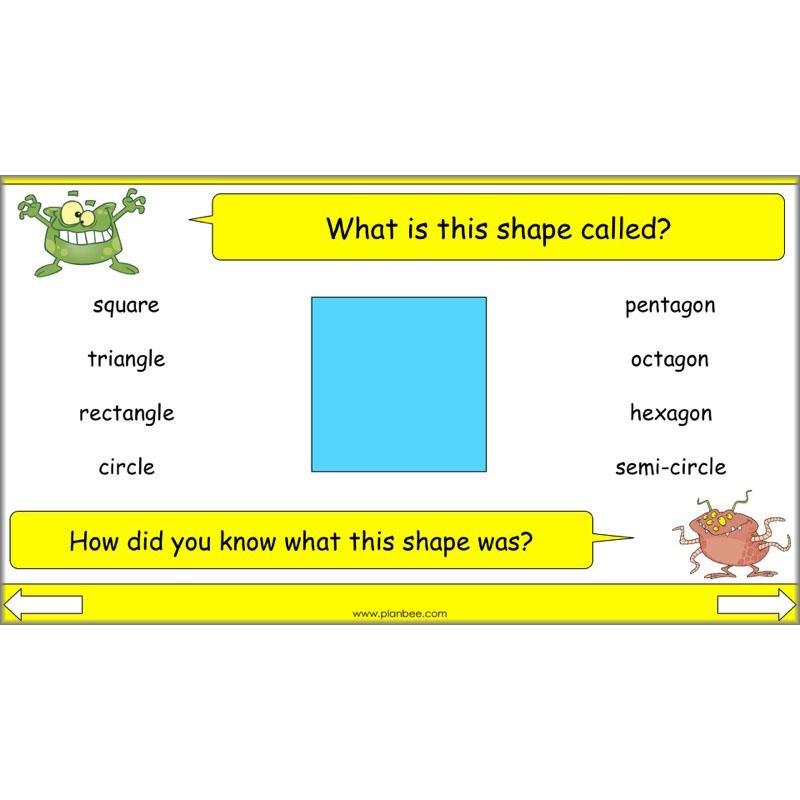 PlanBee 2D Shape Year 3 Maths Lesson Pack by PlanBee