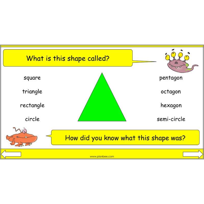 PlanBee 2D Shape Year 3 Maths Lesson Pack by PlanBee