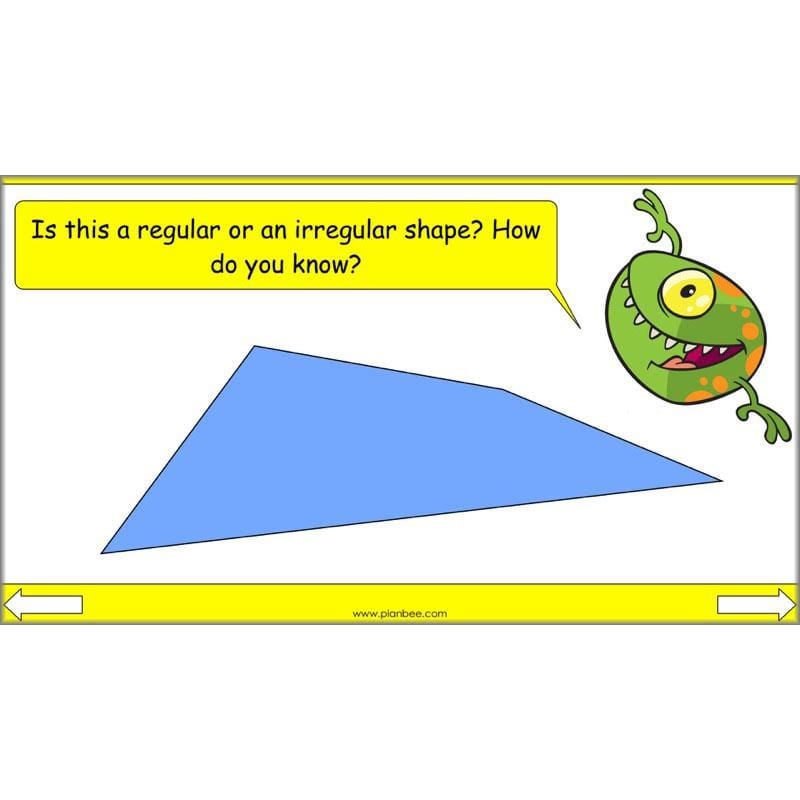 PlanBee 2D Shape Year 3 Maths Lesson Pack by PlanBee