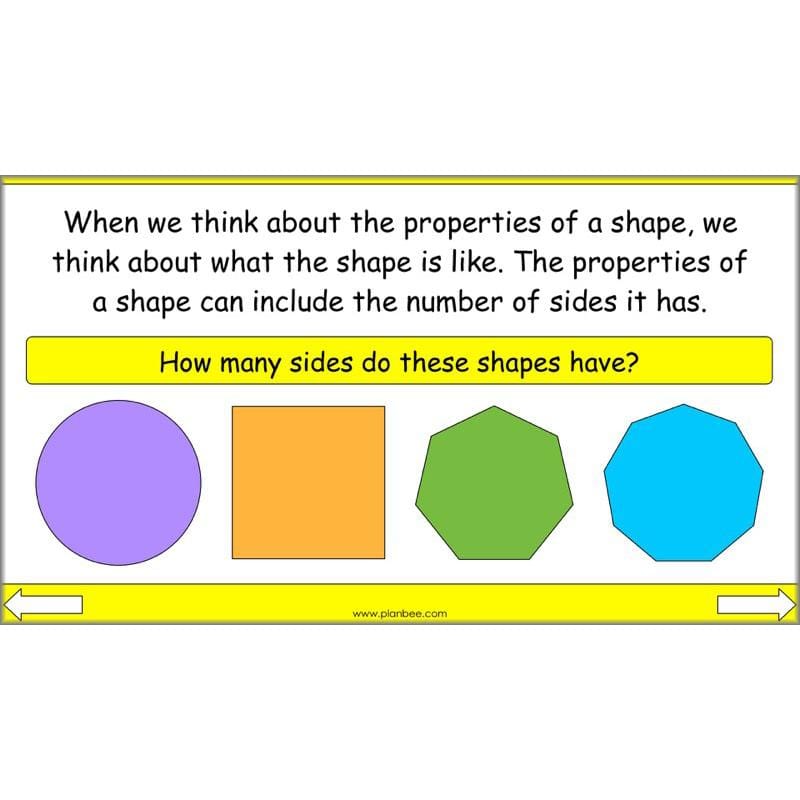 PlanBee 2D Shape Year 3 Maths Lesson Pack by PlanBee