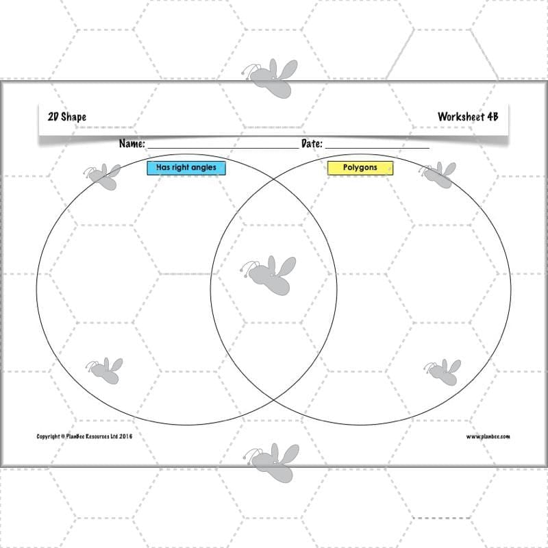 PlanBee 2D Shape Year 3 Maths Lesson Pack by PlanBee