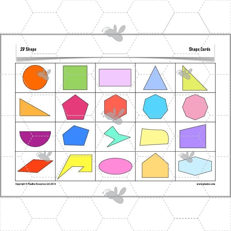 PlanBee 2D Shape Year 3 Maths Lesson Pack by PlanBee