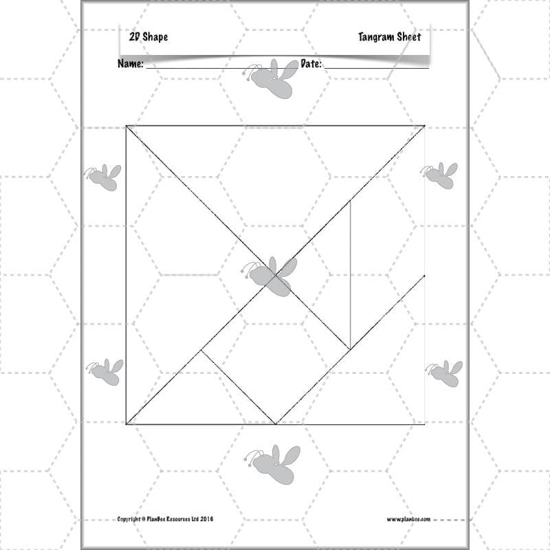PlanBee 2D Shape Year 3 Maths Lesson Pack by PlanBee